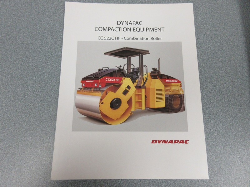 Dynapac CC 522C HF Roller Compactor Brochure 2 Page
