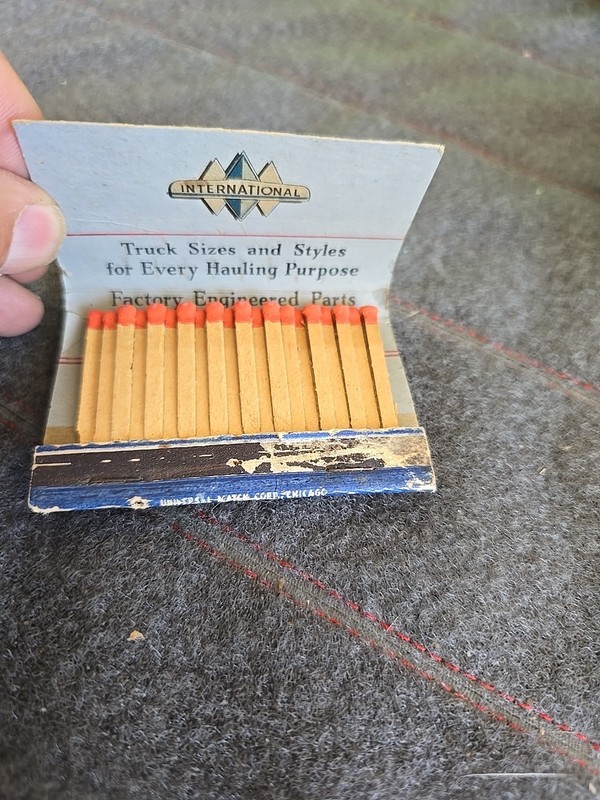1930s-50s International Harvester Townsend Int'l Trucks Matchbook Hugo CO Ph 136 gallery