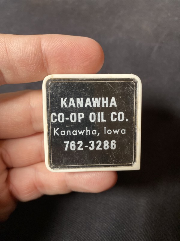 Vintage Advertising Tape Measure Kanawha Oil Coop Grain Elevator Spinner gallery