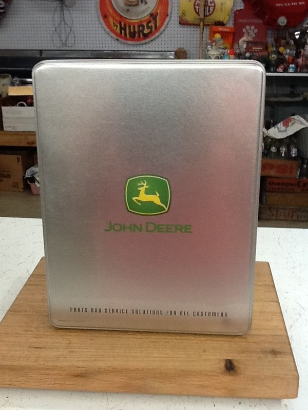 John Deere Parts and Service Solutions For All customers 11″X9″X1.5″ Large Tin