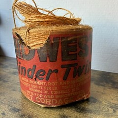 Vintage Midwest Cordage Co Binder Twine Full Roll Treated Product Of Mexico