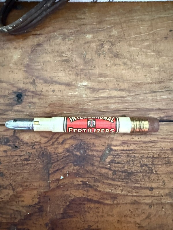 INTERNATIONAL FERTILIZERS BULLET PENCIL ~ FARMING ADVERTISEMENT