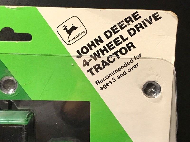 ERTL John Deere 1991 Tractor Die-Cast Metal, #5603, 1/64th Scale, NEW! In PKG.! gallery