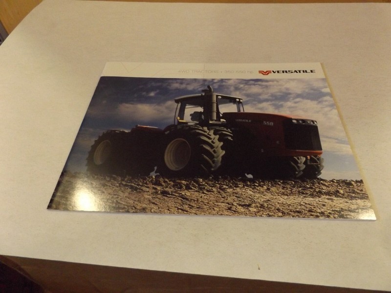 Versatile 4WD 350-550 hp, Tractor Brochure, 2012 1220125000 LM P/N 89002310