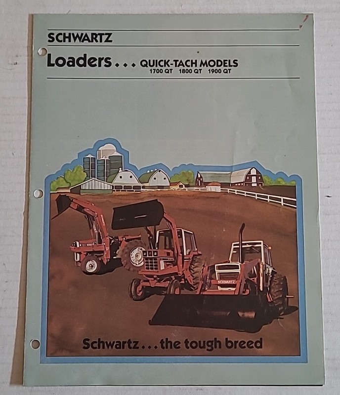 Schwartz Loaders Quick-Tach Models 1700QT 1800QT 1900QT Information Broshure
