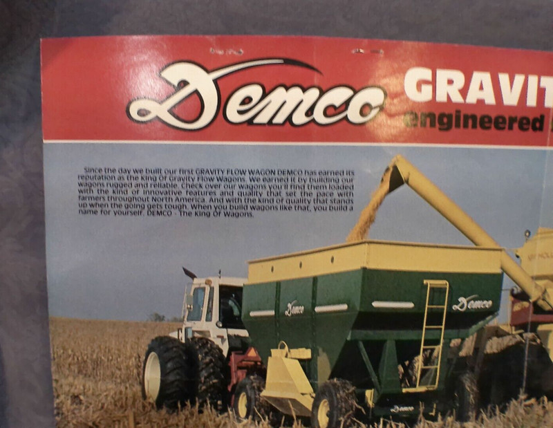 Demco GF-250 GF-525 Gravity Flow Wagons Sales Brochure gallery