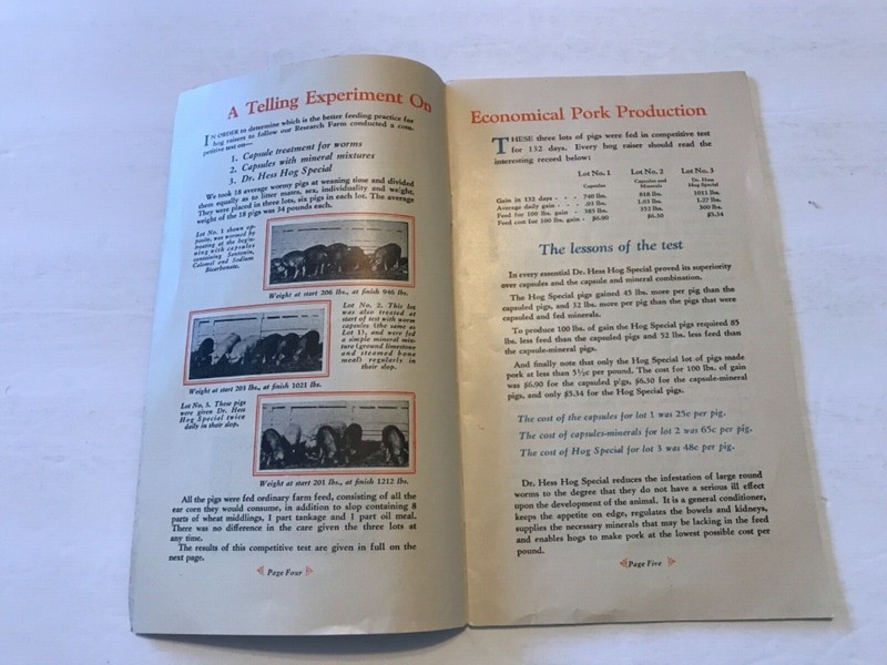 Dr Hess Products 1929 Catalog Ashland Ohio gallery