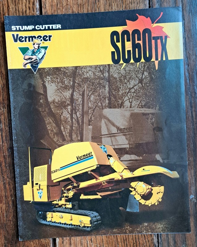 Vermeer Stump Cutter SC60TX BROCHURE 2005