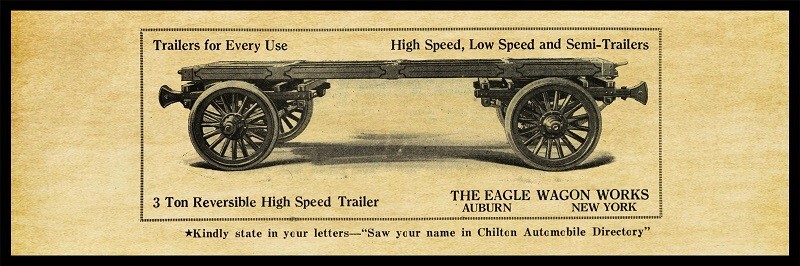1920 Eagle Wagon Works of Auburn, NY NEW Sign 12x36" USA STEEL XL Size - 4 lbs