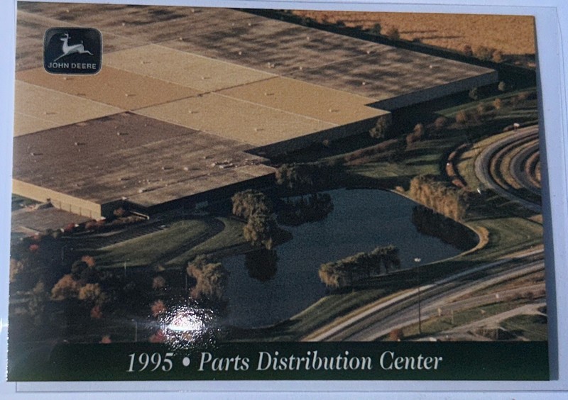1995 John Deere Parts Distribution Center 1996 Series Number 61 Card