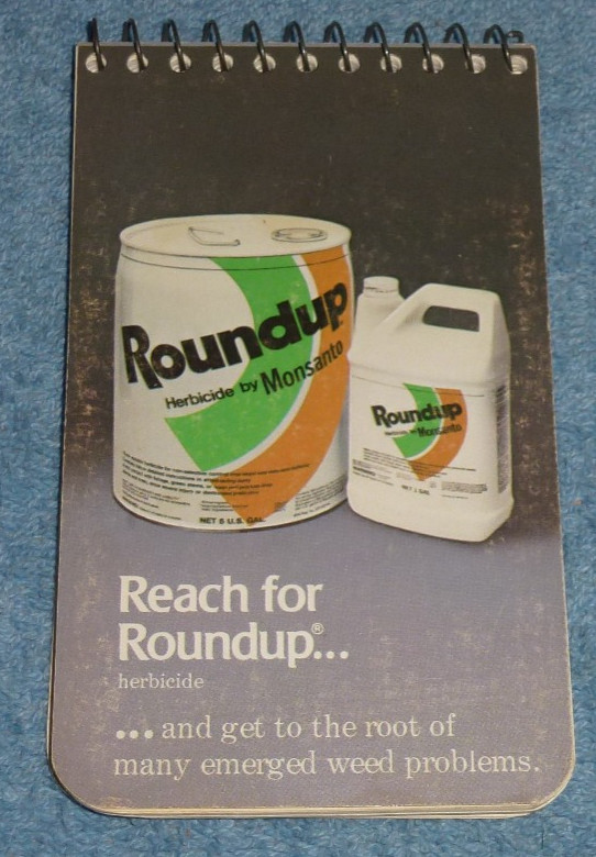 Vintage Monsanto Roundup Lasso Farm Herbicide Pocket Notepad Memo Book Unused