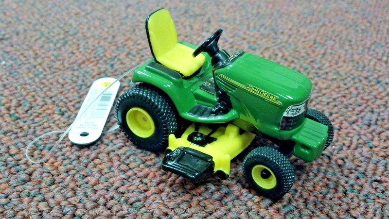 John Deere, Very Cool, Riding Tractor, With Lawn Mower Deck, ERTL Quality, 1/32 gallery