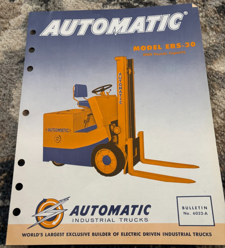 Automatic ERS-30 Forklift Brochure DCPA26