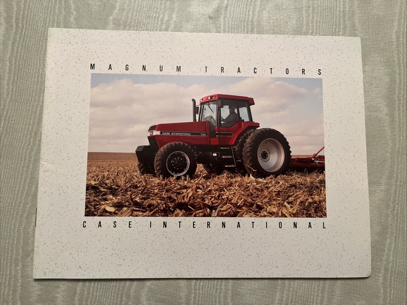 Case IH late 7100-series Magnum tractor original sales brochure #AD60303I