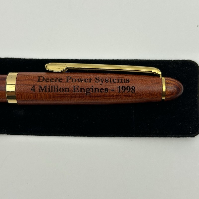 VTG John Deere Power Systems 4 Million Engines 1998 Rosewood Ballpoint Pen LS gallery