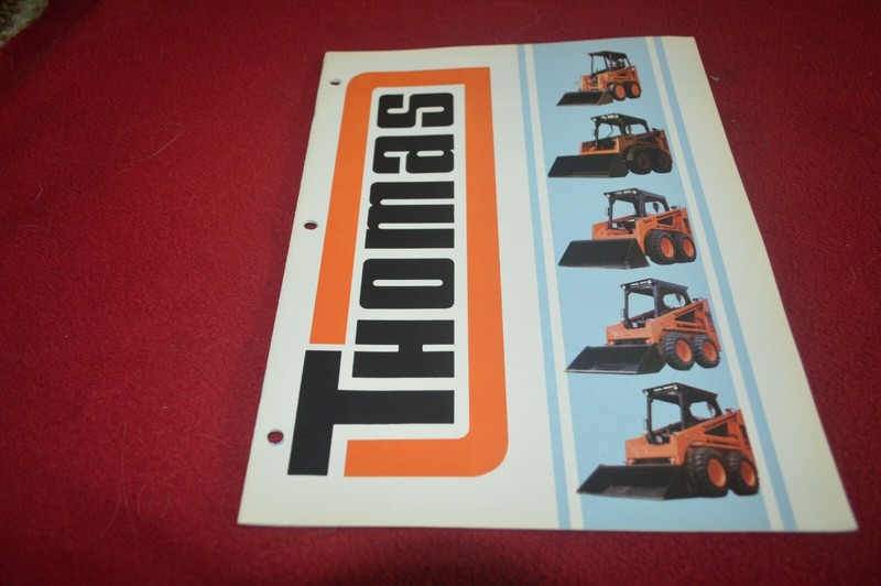 Thomas T83 T103 T133 T173 T233 Skid Steer Loader Brochure TBPA