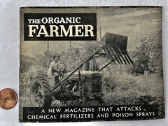 1949 Advertising Brochure for Organic Farmer Magazine Rodale Press 1 Cent Stamp