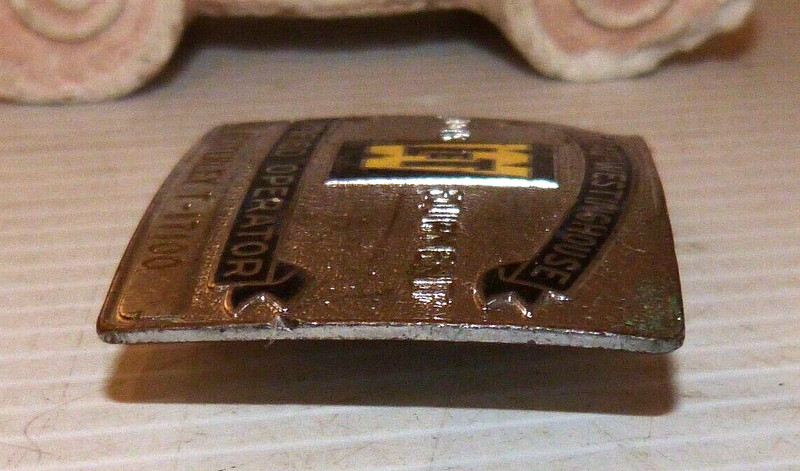 Vintage Certified Operator LeTourneau & Westinghouse Earth Mov Equipment Buckle gallery
