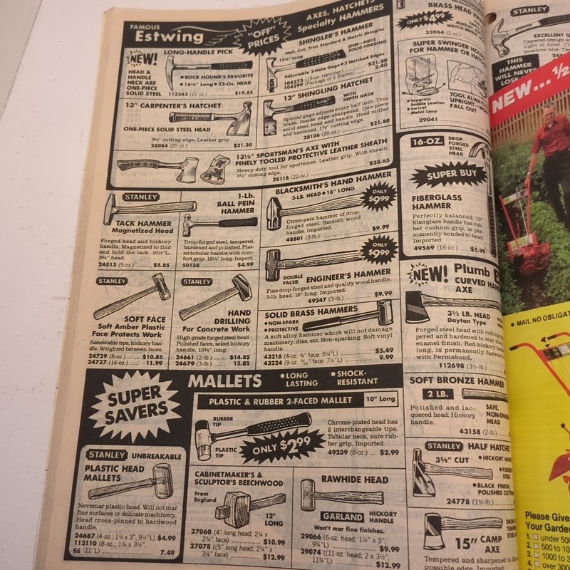Vintage 1980s U.S. General Hardware Tools Catalog Plumb SK Proto Estwing Stanley gallery