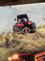 Rare Large 4’x9.5’ Vintage 2001 VERMEER AG Cloth Banner Sign Tractors Farming