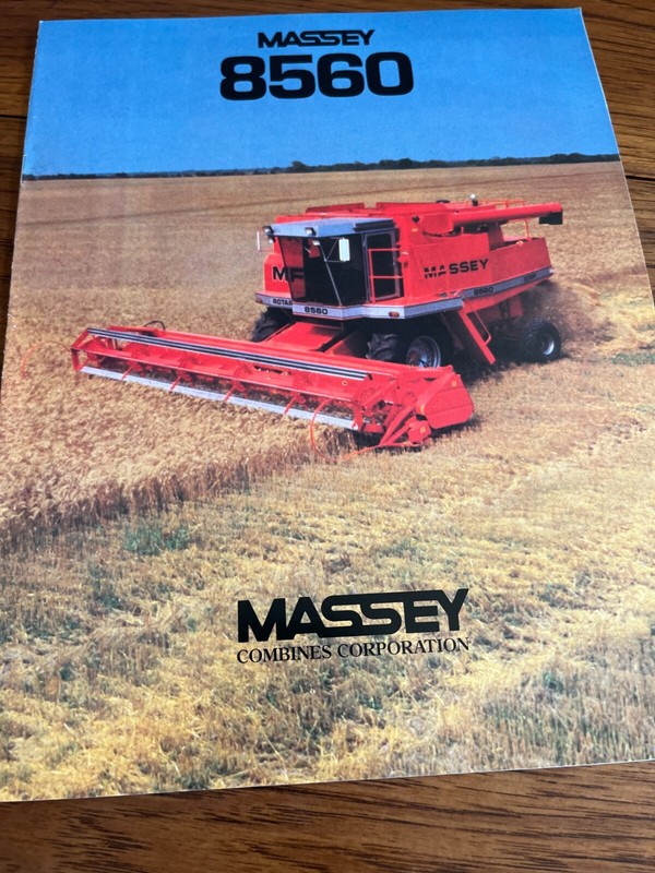 Massey Ferguson 8560 Combine Brochure FCCA