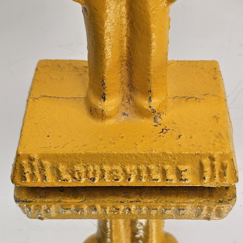 1960 Cast Iron International Harvester Cub Cadet Statue Louisville KY Yellow gallery