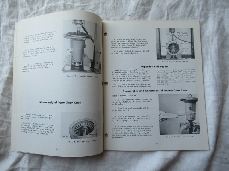 International 816 mower conditioner overhaul service manual gallery