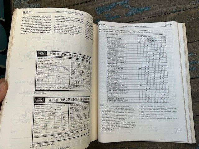 Original Ford 1975-1976 Car Shop Manual Maintenance Lubrication Shop Manual gallery
