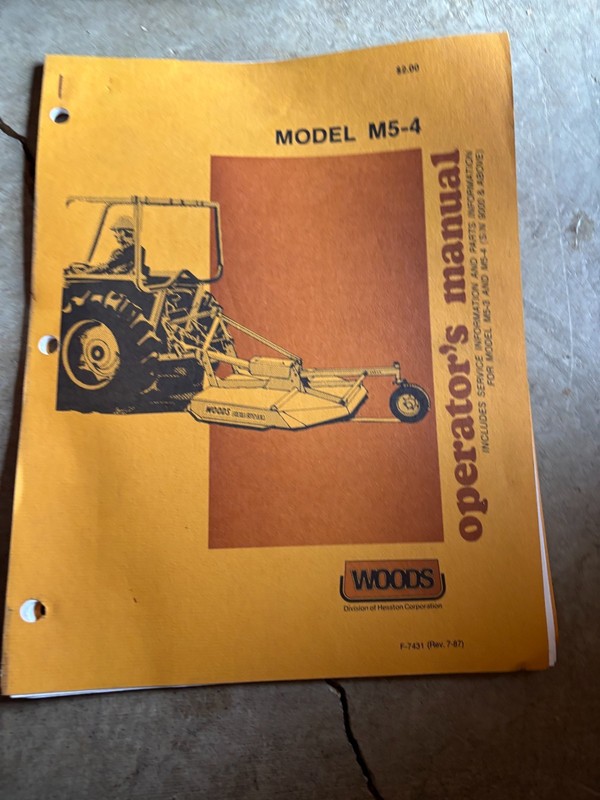 Woods M504 Rotary Mower Operator’s Manual AMIL26