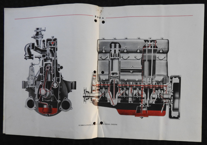 1928 Buda “Diesel Engines for Industrial Use” Lubrication Guide ORIGINAL!