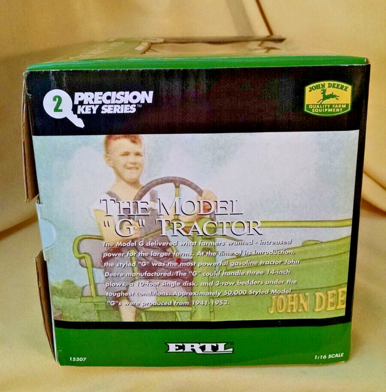 John Deere Tractor G Precision Key Ser 2 No 15307 1:16 2005 Ertl RC2 Die Cast gallery