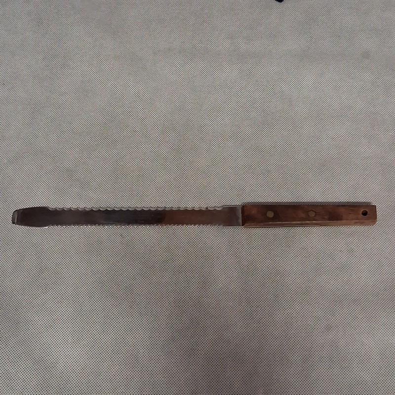 Vernco John Deere Advertising Double Sided Kitchen Knife Snyder Lake City Iowa
