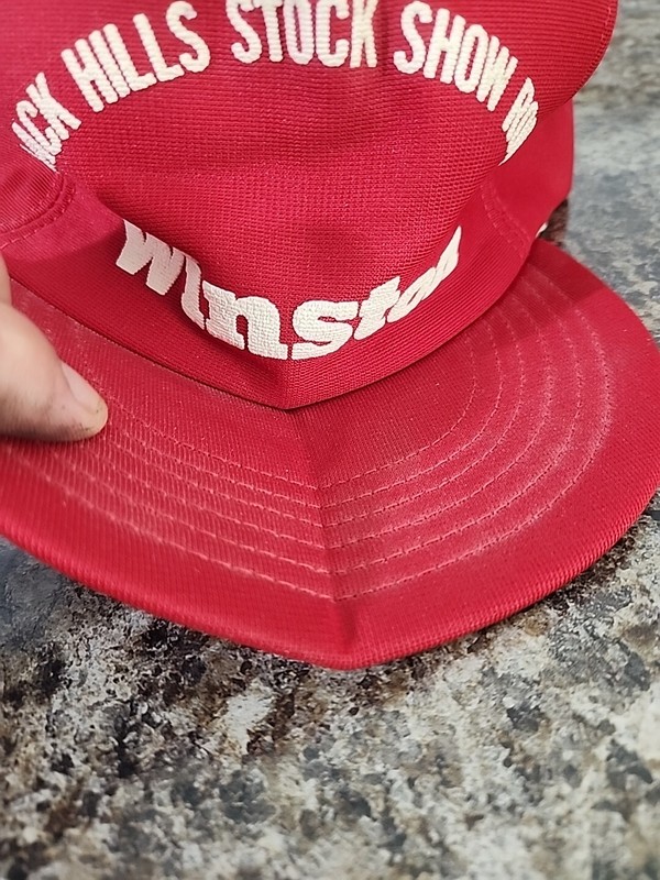 Vtg Black Hills Stock Show Rodeo Winston Snapback Trucker Hat gallery