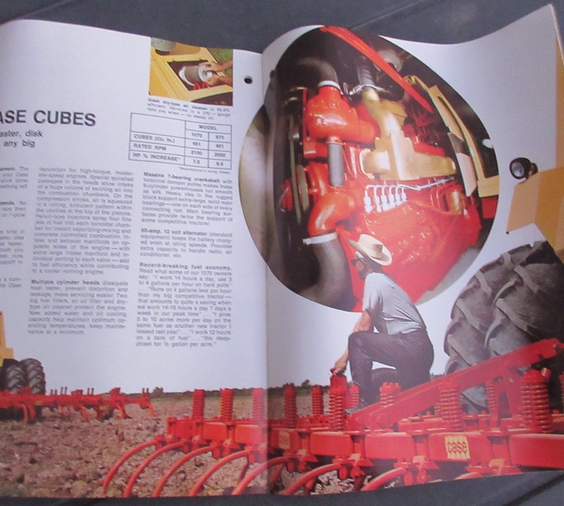 Vintage Case 970 1070 Farm Tractor Sales Brochure 1470 1170 870 770 570 470 gallery