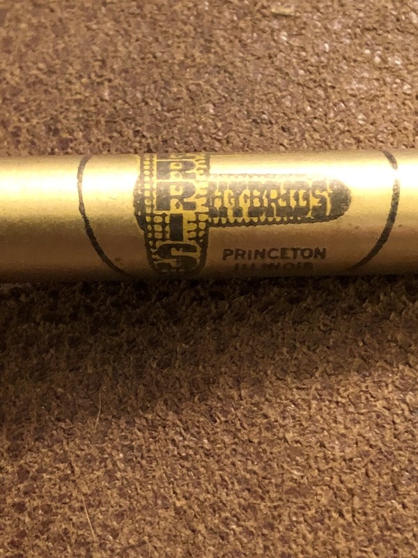 Vintage FERRIS HYBRIDS Advertising Bullet Pencil - Princeton Illinois gallery