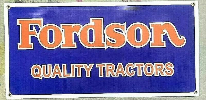FORDSON QUALITY TRACTOR BANNER – 24″ X 12″