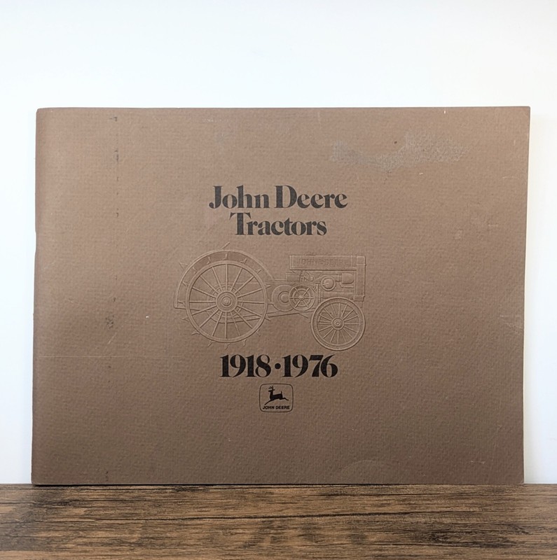 Vintage Booklet – 1918-1976 John Deere Tractors, Models Catalog
