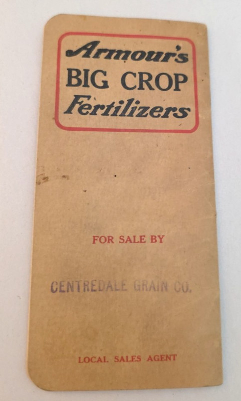 Vintage Armours Big Crop Fertilizers 1924-25 Pocket Calendar Notebook Memo Book gallery