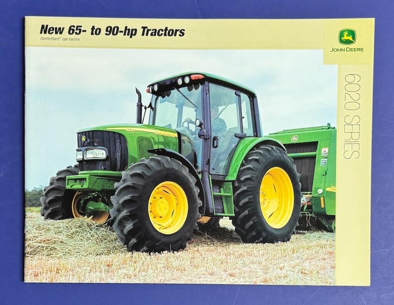 2001 JOHN DEERE 36 Page Tractors Brochure 6020 Series