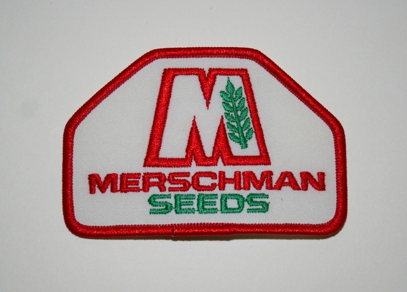 VTG Merschman Seeds Agriculture Farming Cloth Jacket Patch New NOS 1980s