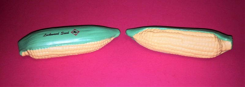 Vintage NC + Hybrids Seed Company Premiums Foam Corn -Tension Relievers Lot of 2