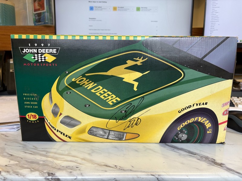 1997 John Deere Motorsports Diecast 1:18 *SIGNED*