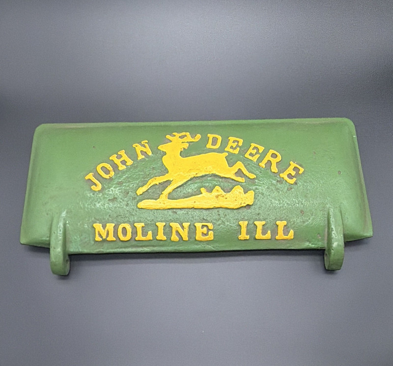 John Deere Moline IL Cast tool box cover