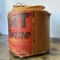 Vintage Midwest Cordage Co Binder Twine Full Roll Treated Product Of Mexico