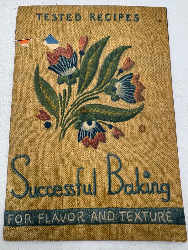 Vintage 1937 Arm & Hammer Baking Cookbook Successful Baking Recipes F13