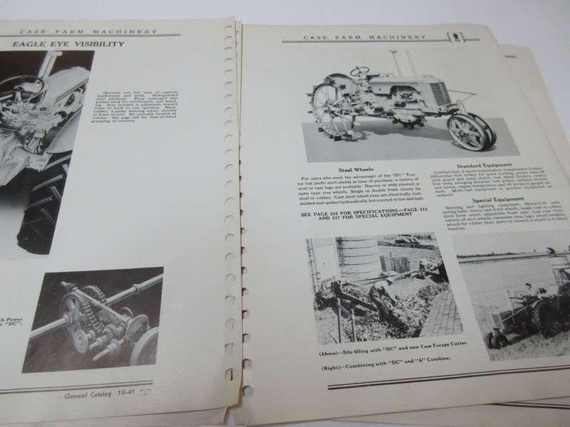 NICE Case DC 6 Page Dealer Information From Dealer Sales Manual gallery