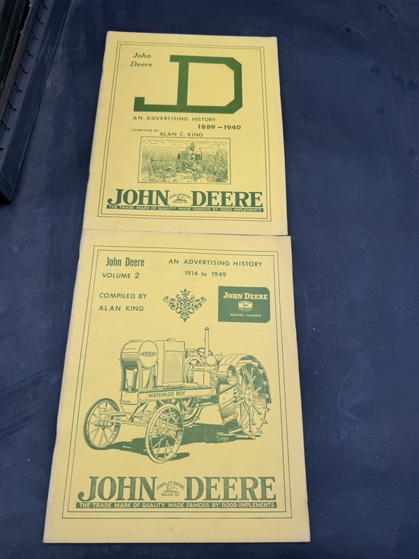 Vintage~John Deere~”An Advertising History~1889-1940 by Alan C King Reprint 1&2