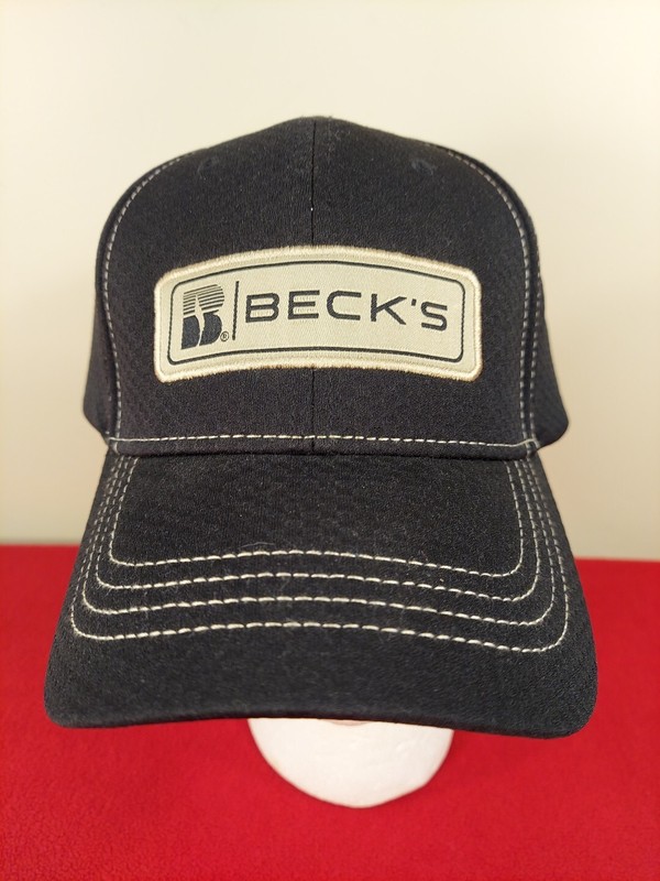 Beck's Seeds President's Club Hat Patch Black Adjustable NEW gallery