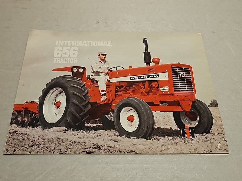 Vintage International 656 Tractor Fold Out Sales Brochure