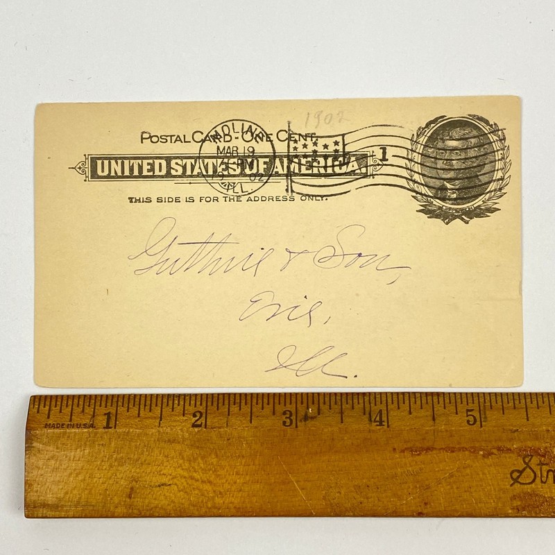 11902 Deere Company Postal Card Moline IL Business Order Card VTG gallery